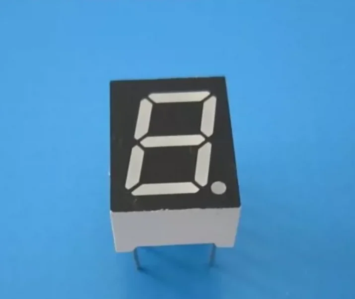 5PCS 1 Position Segment Common Anode / Cathode Red Highlight LCD Digital Display Tube AS/BS Digital Tube 0.39