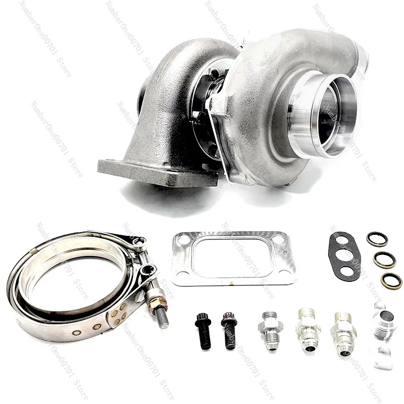GT3071 Journal Bearing Turbo T3 Inlet .63 A/R V-Band, 620HP 3” Anti-Surge Compressor, 2.5-3.0L
