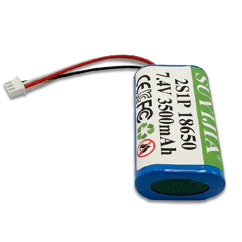 18650 7.4V 3500mAh 2S1P Lithium Ion Battery Rental Suitable for Power Tool Massager Air Purifier Smart Cup with CE Certification