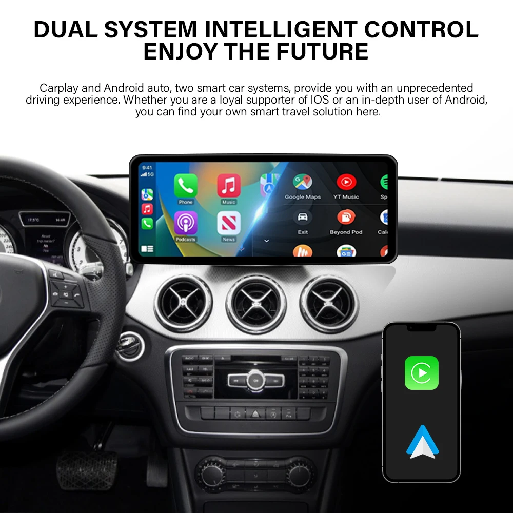 شاشة سيارة أندرويد للوسائط المتعددة لبنز NGT 4.5 درجة E بابين W207 Carplay شاشة عرض راديو الملاحة التلقائية أندرويد