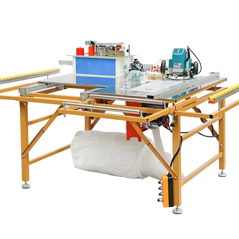 Multi-functional saw table push table saw dustless saw precision guide rail folding electric panel saw