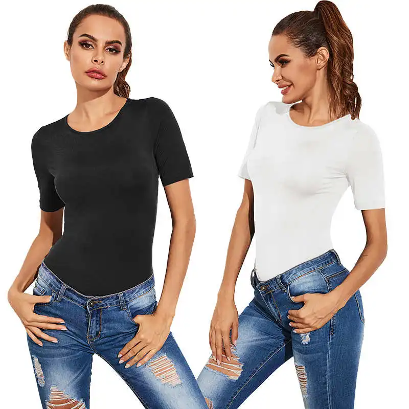 

Women's Dancing Dr Ladies irt Jumpsuit Siamese IL One-Piece High Waist Diamond Embellied Thi Cotton Spring Collection