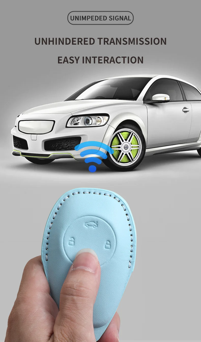 Autoschlüsselhülle für Leapmotor C10 C16 T03 S01 T03 S01 B10 B01 C11 – Schutzhülle für Autofernbedienung und Schlüsselanhänger – Autozubehör – Detail 5
