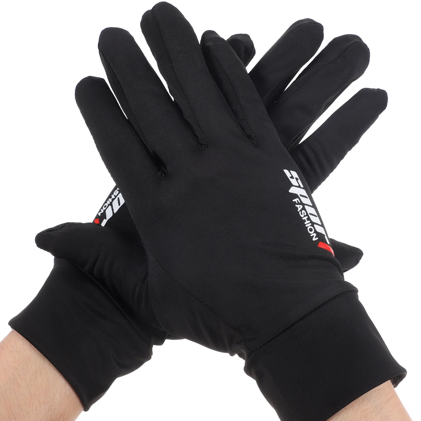 

1 Pair Waterproof Windproof Cycling Mtb Bike Full Finger Gloves Anti-Slip Reflective Outdoor Riding Gloves Black Size M