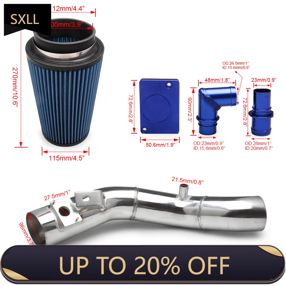 

SXLL F250 350 Filter Tube New 6.0L Cold Intake System ex-factory price