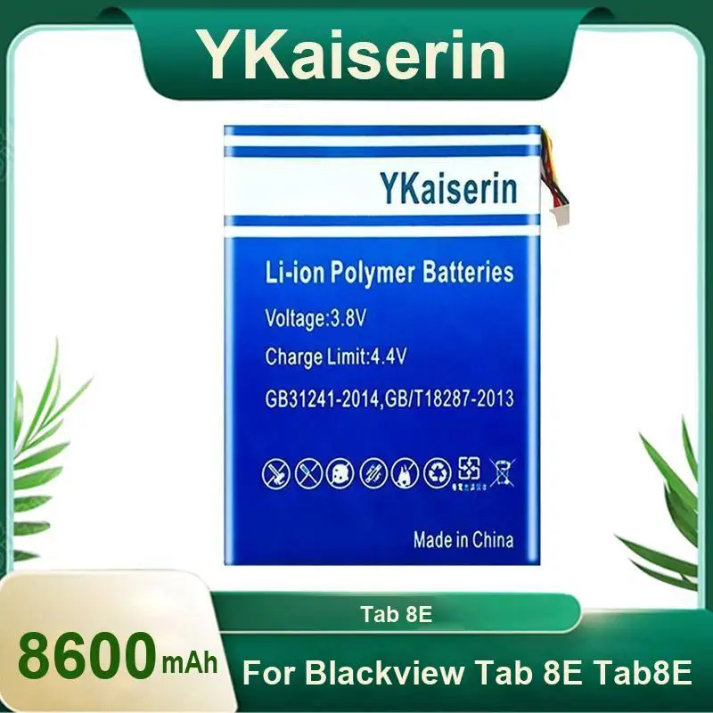 

Tablet Battery Reliable Power For Blackview Tab 8E Tab8e Hardwearing 8600Mah