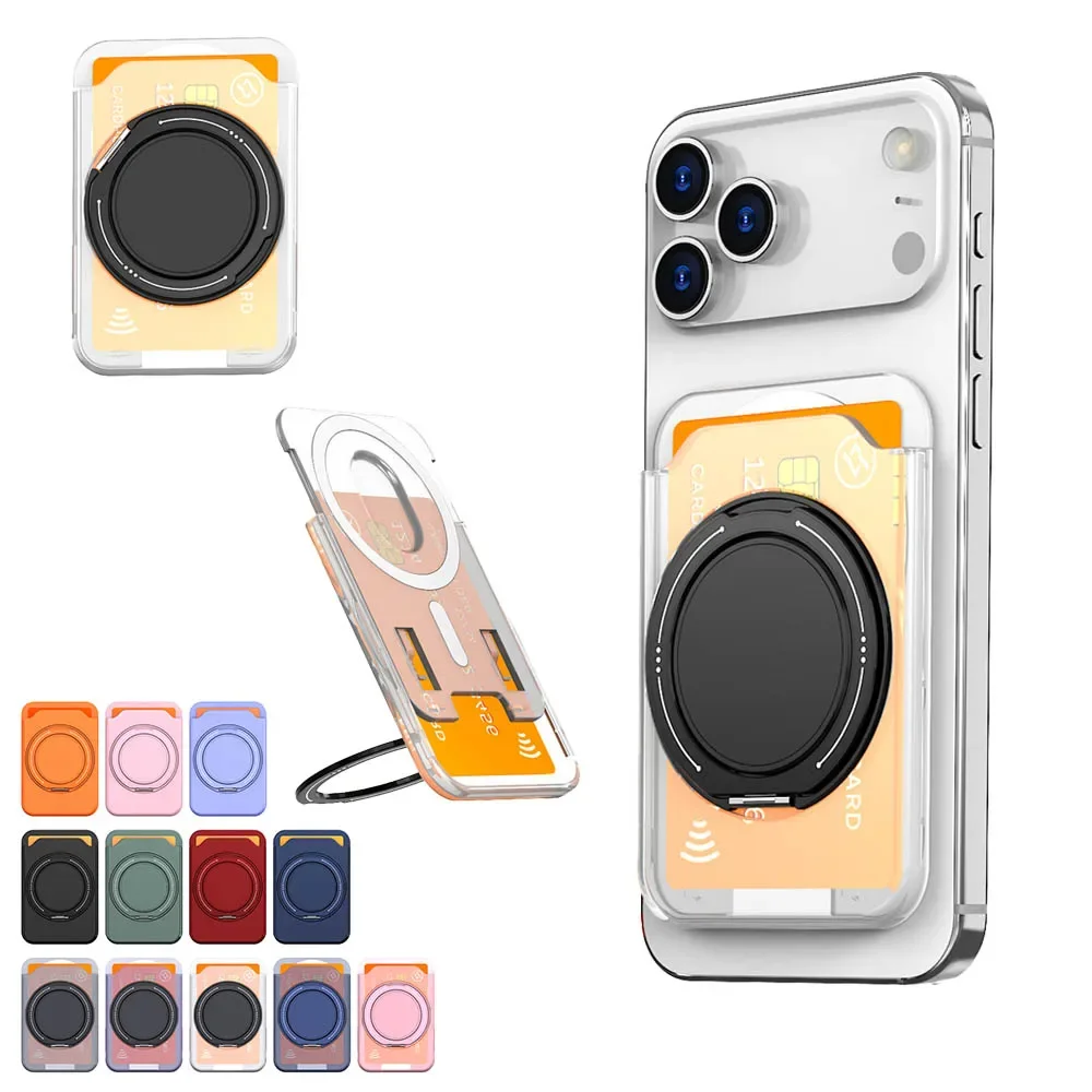 

Для магнитного кошелька, держатель для карт, магнитная подставка для iPhone 17, 16, 15, 14, 13 Pro Max или Galaxy S25 S24, аксессуары для телефонов