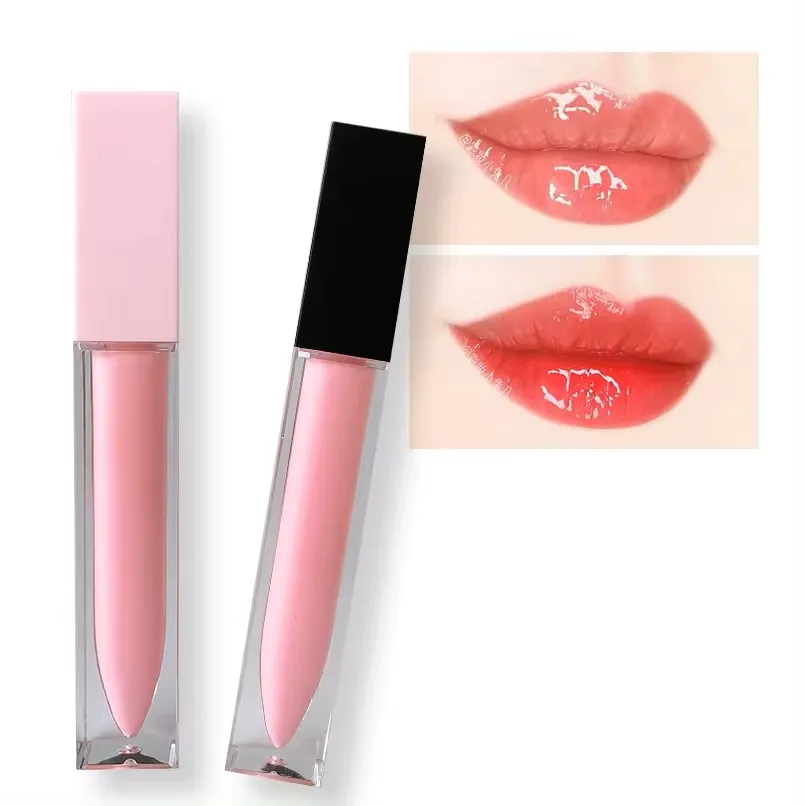 Lip Gloss Wholesale Vegan Waterproof Plumping Glitter Custom Logo Lip Plumper Glossy Vendor Pink Lipgloss Private Label