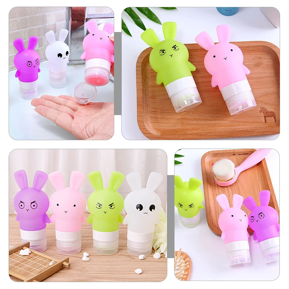 3pcs Leak-Proof Shampoo Squeeze Bottle Travel Lotion Tube Portable Container For Creams Lotions Butter Empty