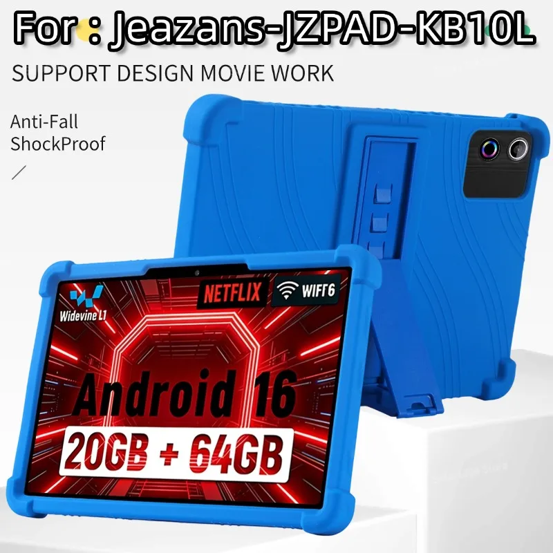 

Jeazans-JZPAD-KB10L 10-inch Tablet Case, Stand Silicone Soft Support Case for Jeazans-JZPAD-KB10L Protective Case