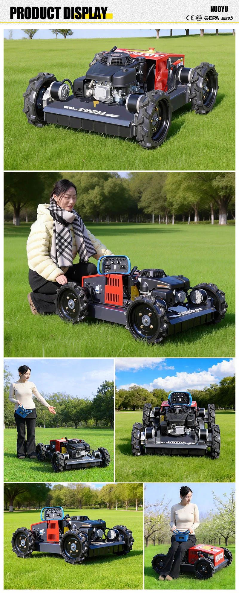 Customized Robot Lawn Mower GPS Autonomous Wire‑Free Cordless Smart Remote‑Controlled Garden Grass Cutting Robot