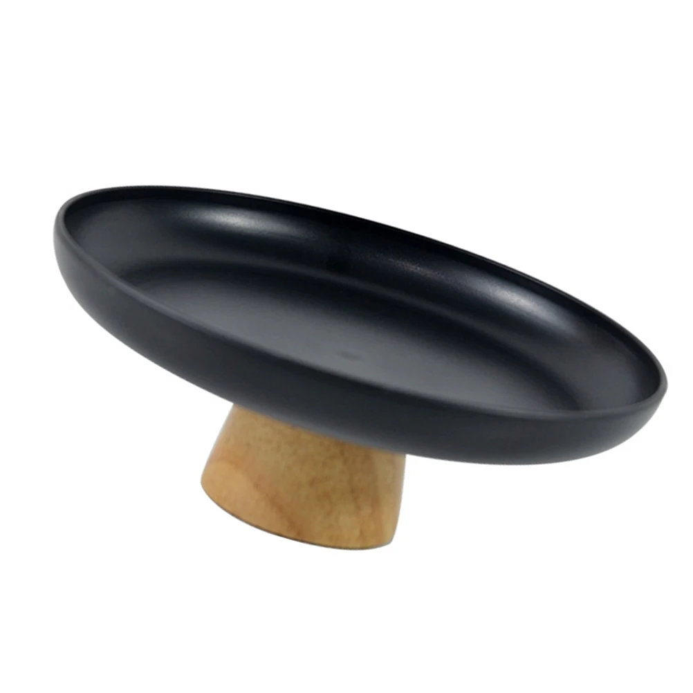 

Round Bamboo ABS Plastic Tray Kitchen Bedroom Desktop Storage Jewelry ganizer High Quality Large Capacity Removable Practical