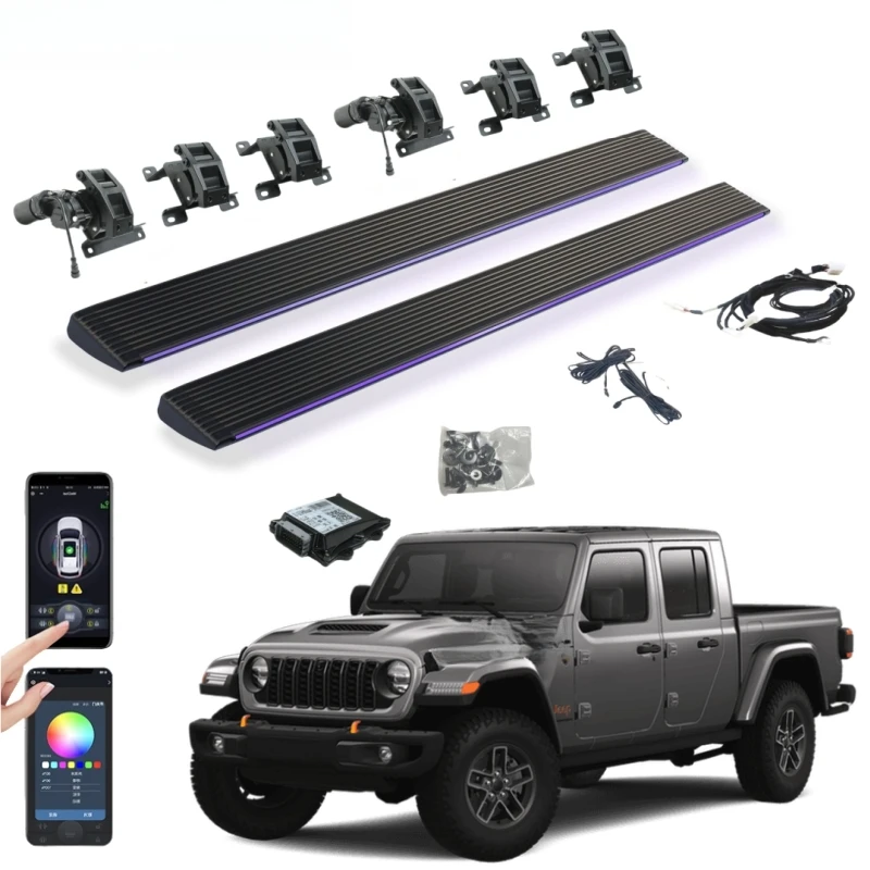 High Quality Auto Electric Hanging Side Step Running Board For Gladiator JT Pickup Truck 2020 2025