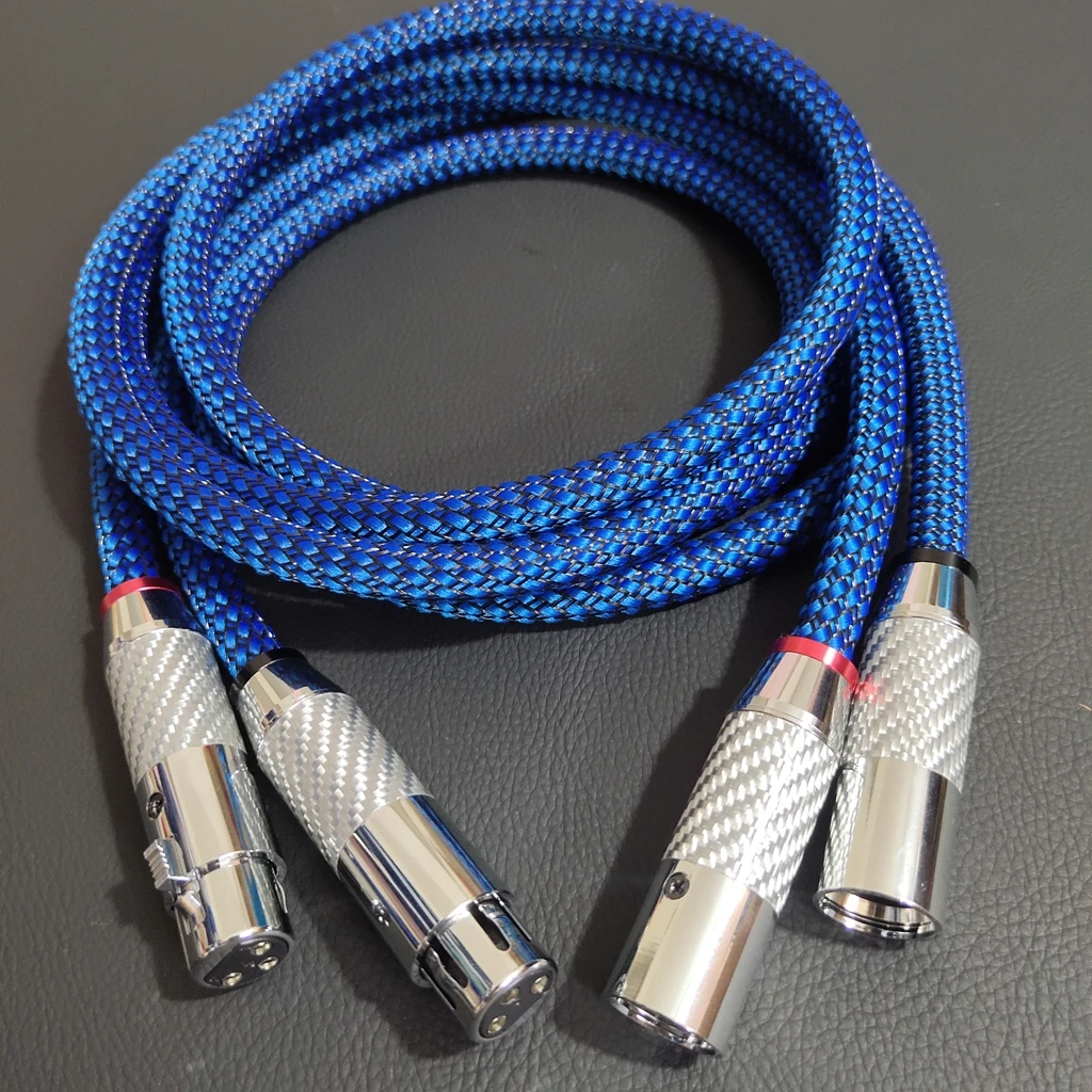 Hi-End FURUTECH DAS-4.1 Top-of-the-line XLR cable Alpha OCC conductor HiFi weapon with Silver-plated 3-pin balanced plug