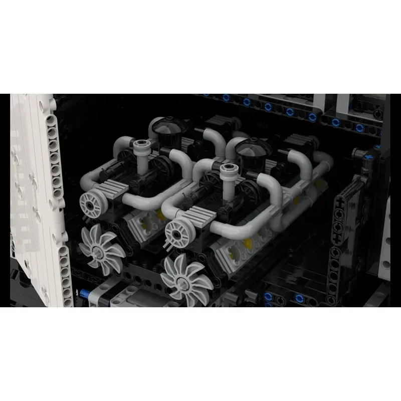 MOC-99684 حبل عملاق مجرفة حفارة بيضاء 10035 أجزاء سوبر عالية الصعوبة خياطة بنة نموذج KidsBirthdayToyGift