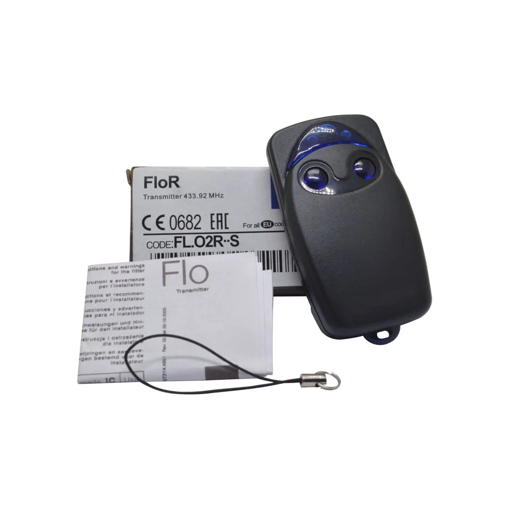 FLOR-S FLO2R-S FLO4R-S FLORS FLO2RS FLO4RS Garage Door Remote Control 433.92MHz Rolling Code Electric Gate Remote Control