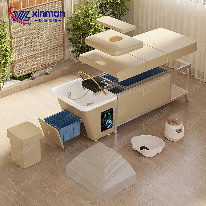 New water storage type without sewer shampoo bed Barber shop Beauty salon Massage bed Hair salon Shampoo bed manufacturer