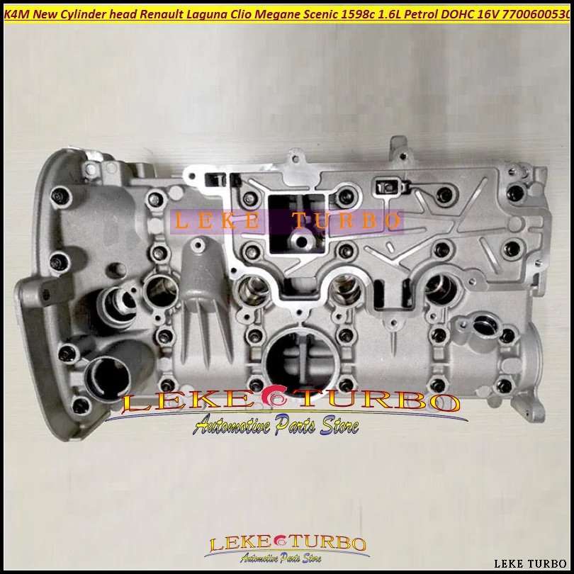 K4M New Style Bare Cylinder Head 7700600530 For Renault Laguna Clio Megane Scenic 1598cc 1.6L 79.5mm DOHC 1998-