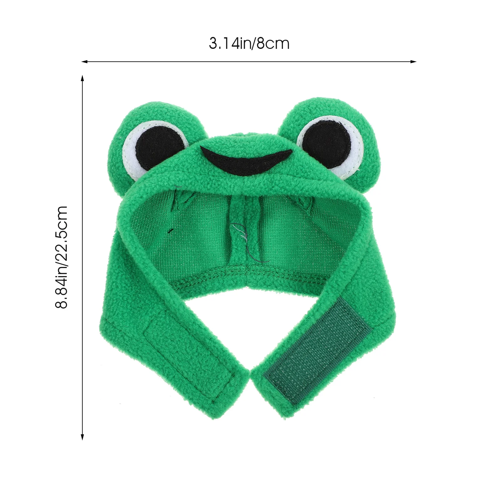 Adorável chapéu de animal de estimação em forma de sapo para animais de estimação pequenos hamsters chinchilas gatinho festival festa fotografia chapéu de hamster