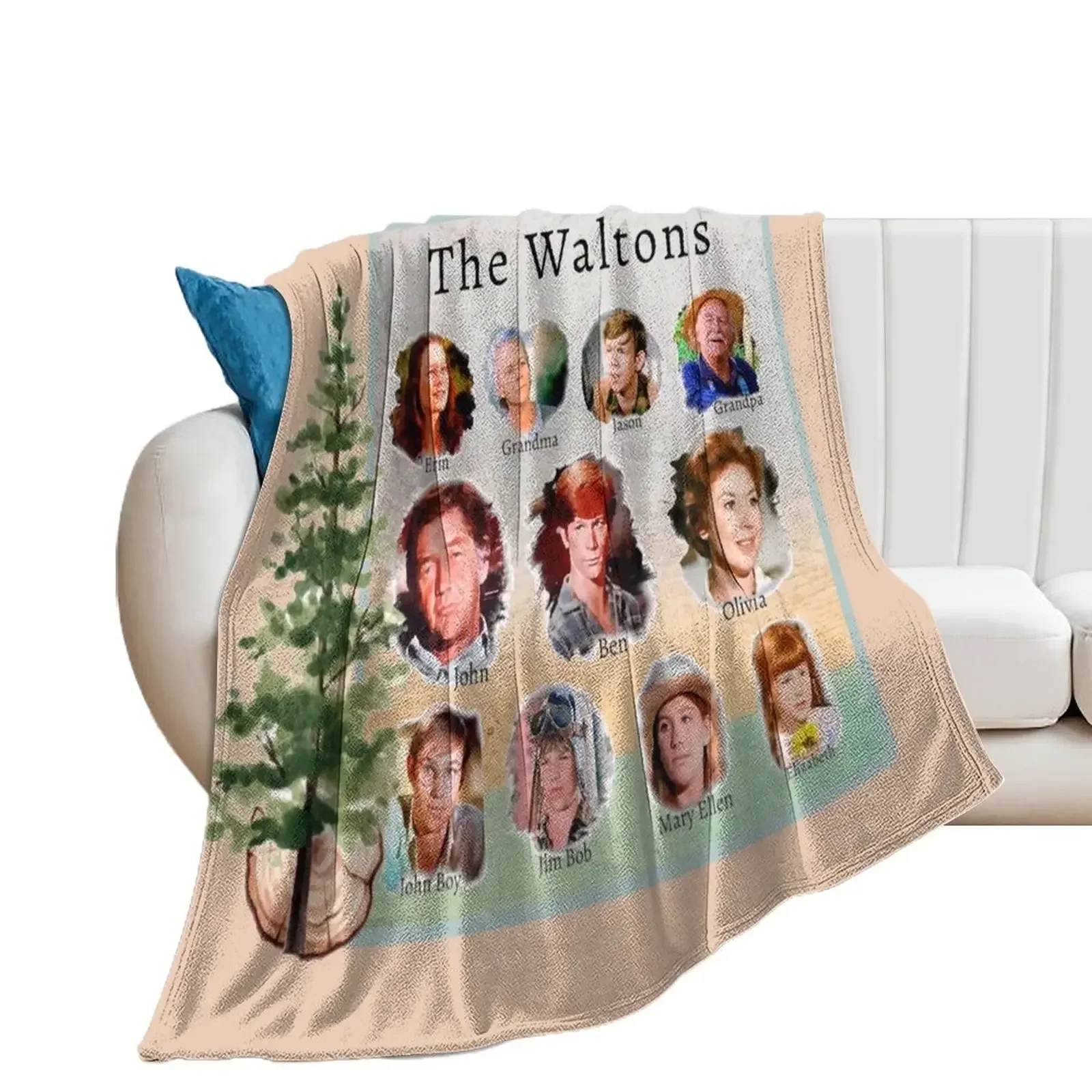 The Waltons TV Show Throw Blanket Camping valentine gift ideas Blankets