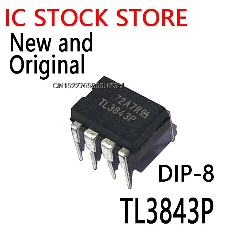 10PCS New and Original  DIP-8 TL3843  3843P  TL3843P