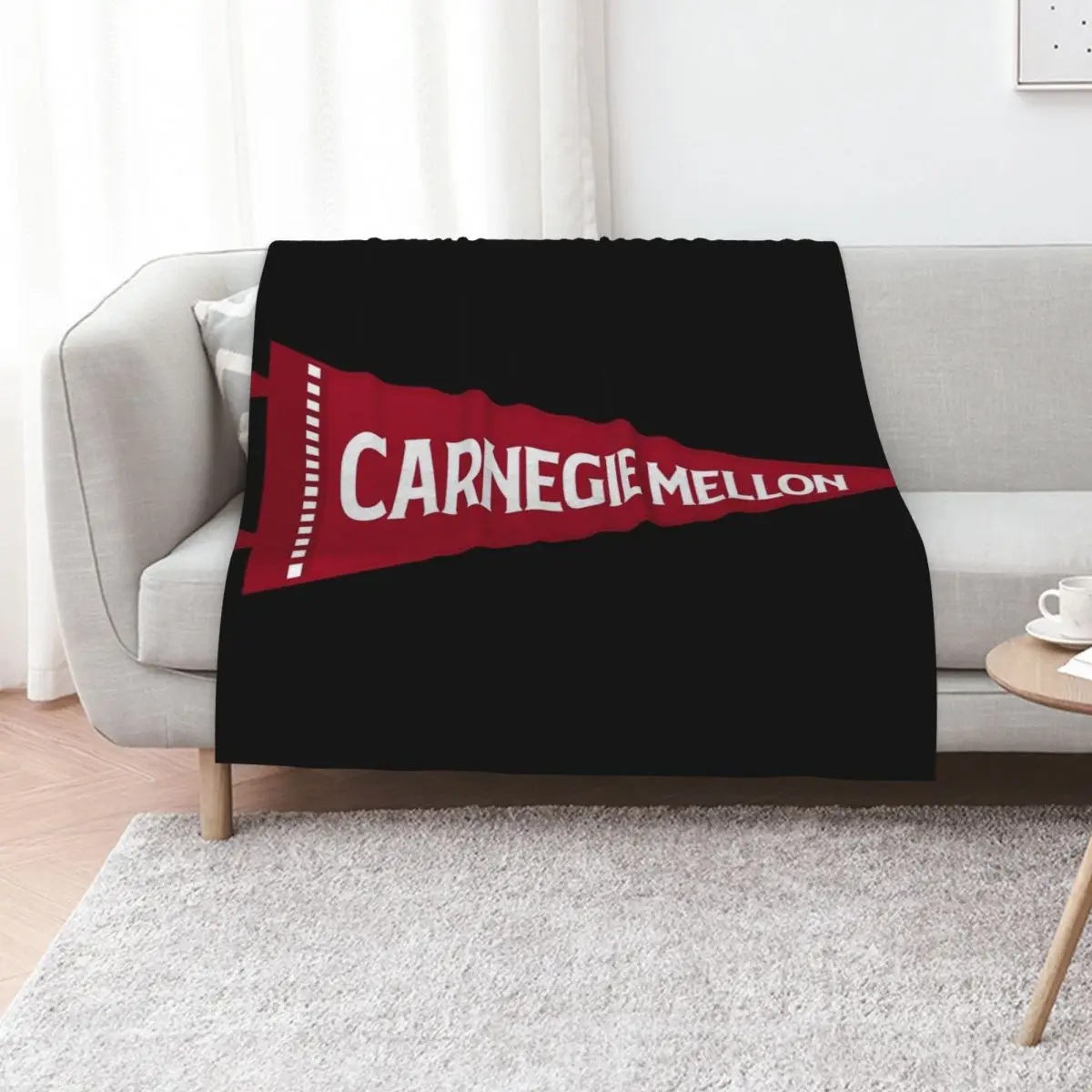 

Carnegie Mellon Throw Blanket Warm Blankets For Bed Vintage Sofa Quilt Blankets