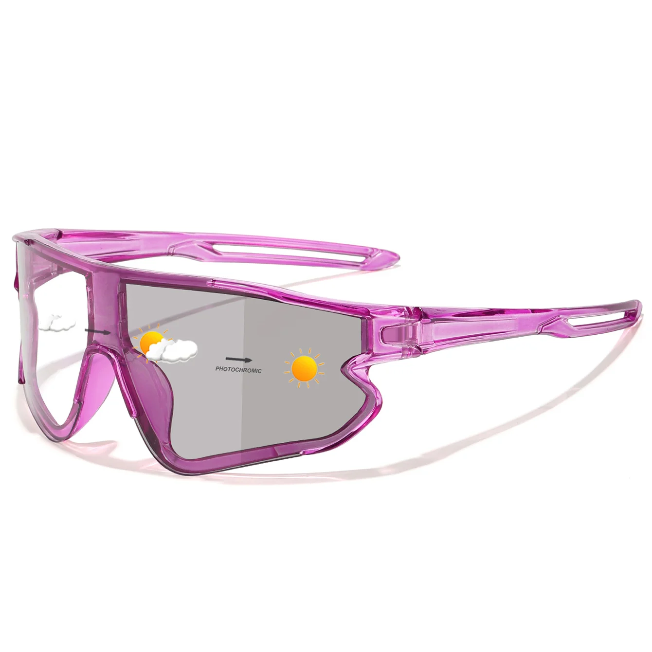 Neue Stil Marke Photochrome Brillen Männer Frauen Fahrrad MTB Bike Laufen Angeln Radfahren Gläser Komfortable Winddicht Brille