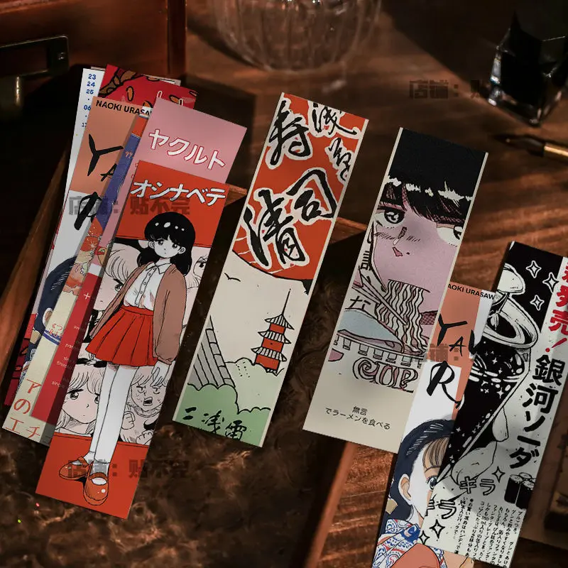 30 Pcs/Set Japanese Showa Series Bookmark Retro Japanese Girl illustration Book Markers Message Card Gift Stationery