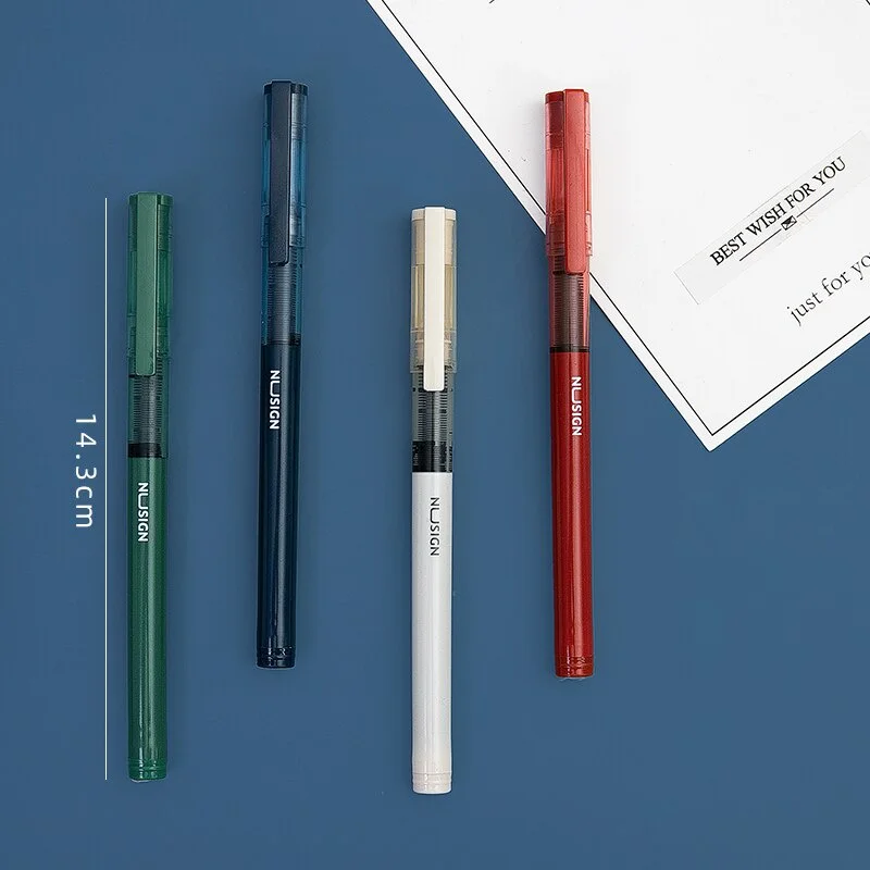 Deli 1 PC Gel Pen 0.5mm Random Color Black Ink Quick Dry Office School Supply NS767