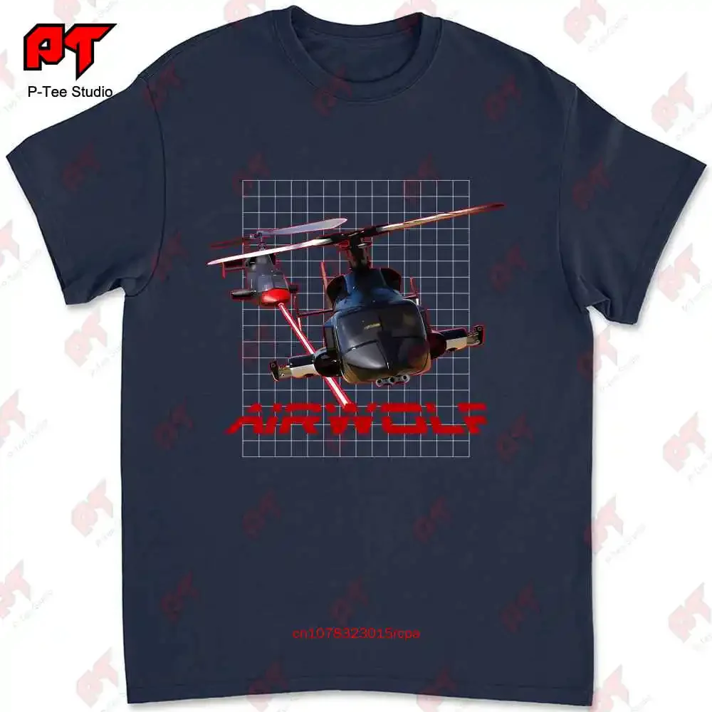 Airwolf Air Wolf Retro Tv Series T Shirt LP0H