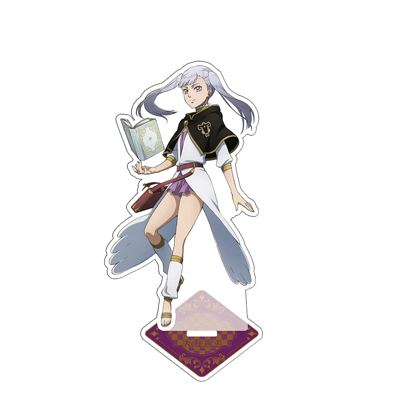 Anime Black Clover Acrylic Stand Asta Yuno Yami Noelle figure Stand Plate Cosplay Prop Decor Cartoons present Fans Gifts 15cm view 3
