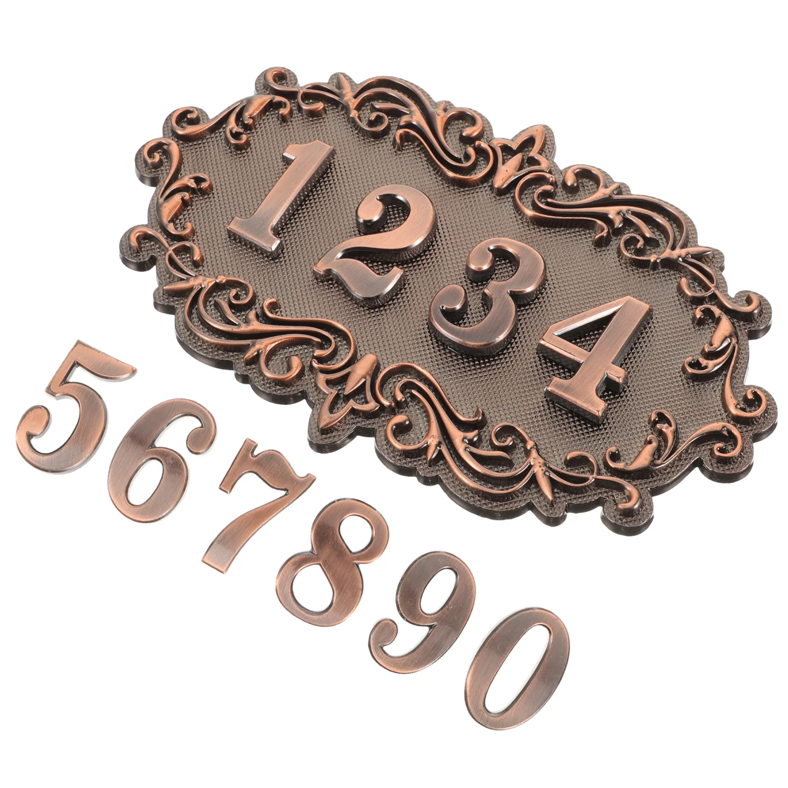 The Office Sign House Number Emblems Plaque Door Name Plate Personalized for Numbers outside Stickers