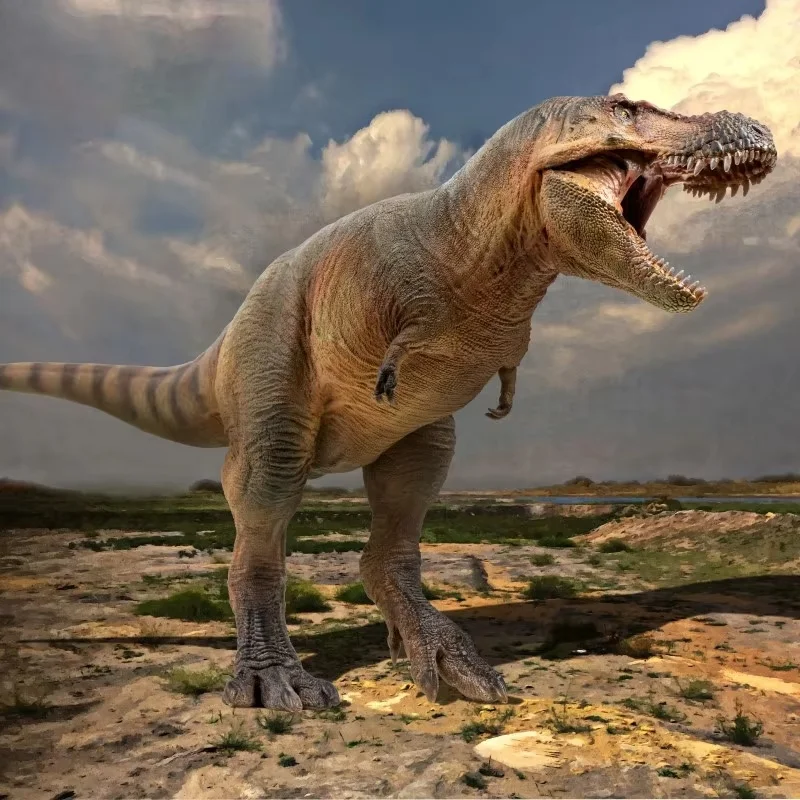 โมเดลไดโนเสาร์จูเฉิง ไทแรนโนซอรัส เร็กซ์ ลู่ซิ่ง รุ่น 58 ไดโนเสาร์คิง ของเล่นไดโนเสาร์แบบพกพา ของสะสม รูปแบบเหมือนจริงมาก