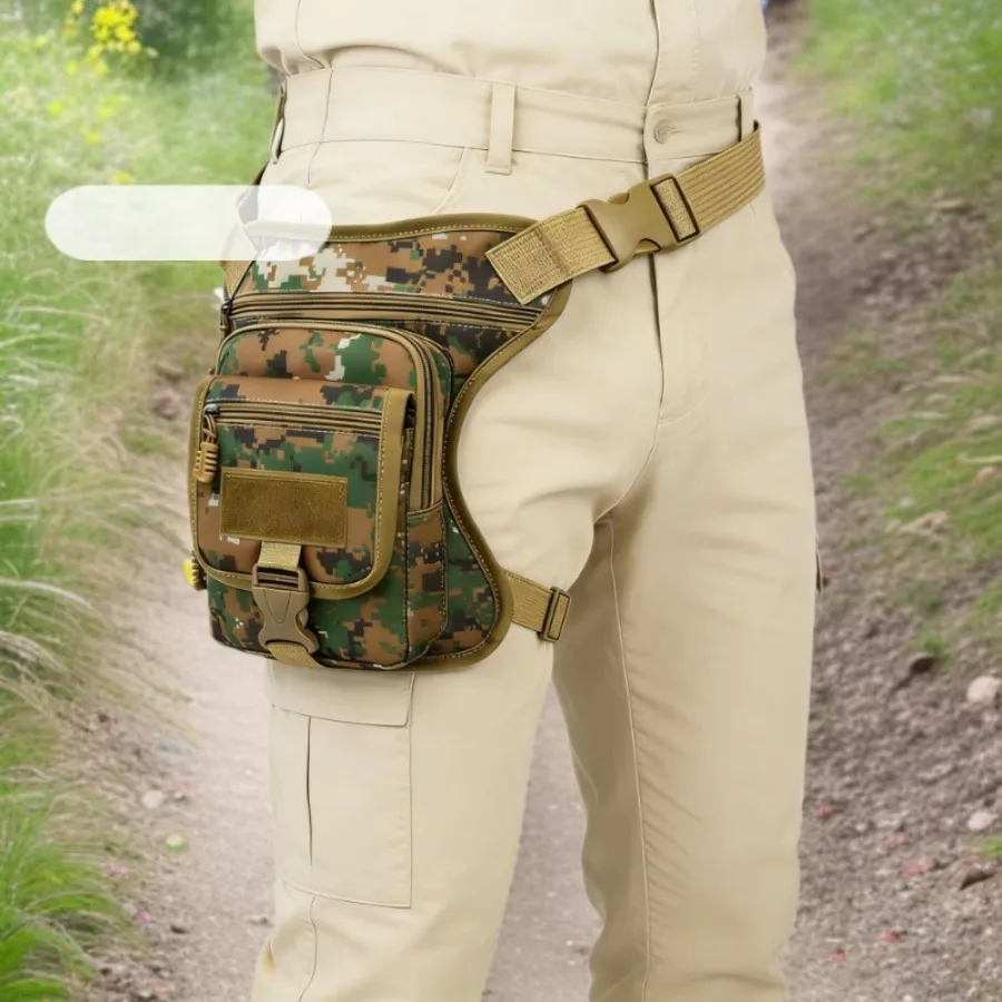 

【New style】Motorcycle riding leg bag for construction site work tactics multifunctional waist bag for men's large-capacity casu