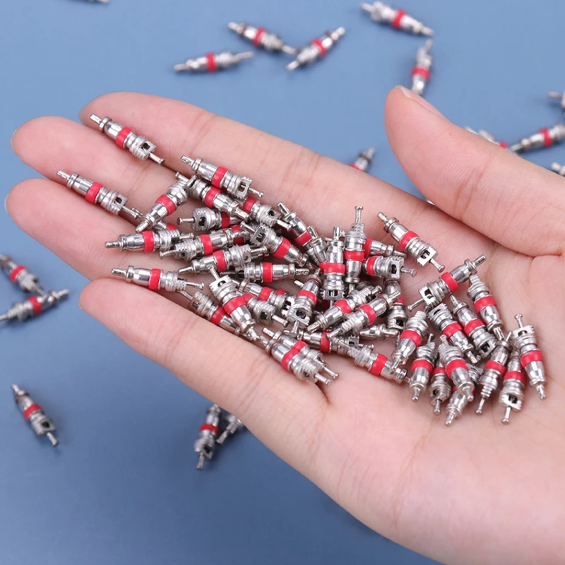 20pcs Car Truck Alloy Tire Tyre Valve Stem Core Part Replacement Tyre Zinc Alloy Valve Stem Core Part Car Accessories