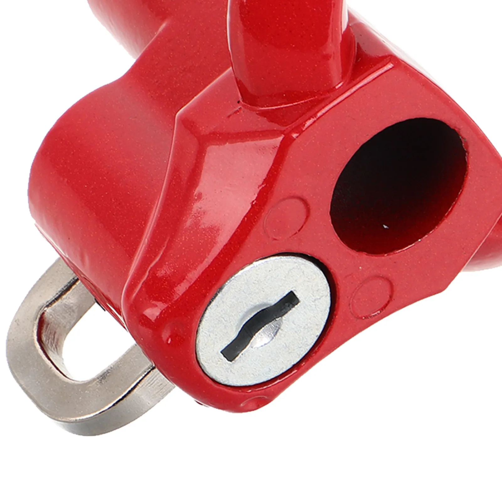 Universal Two Hook Holder Bike Handlebar Hook Motorcycle Lock Luggage Bag Hanger Claw Screw Red Electric Scooter view 2