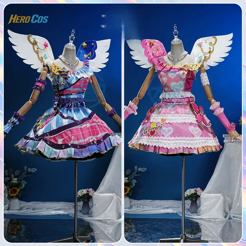

Aikatsu! Ooshiro Seira/Hoshimiya Ichigo Косплей Костюм Женское Платье Лолиты Хэллоуин Карнавальная Униформа Аниме Одежда HERO Cos