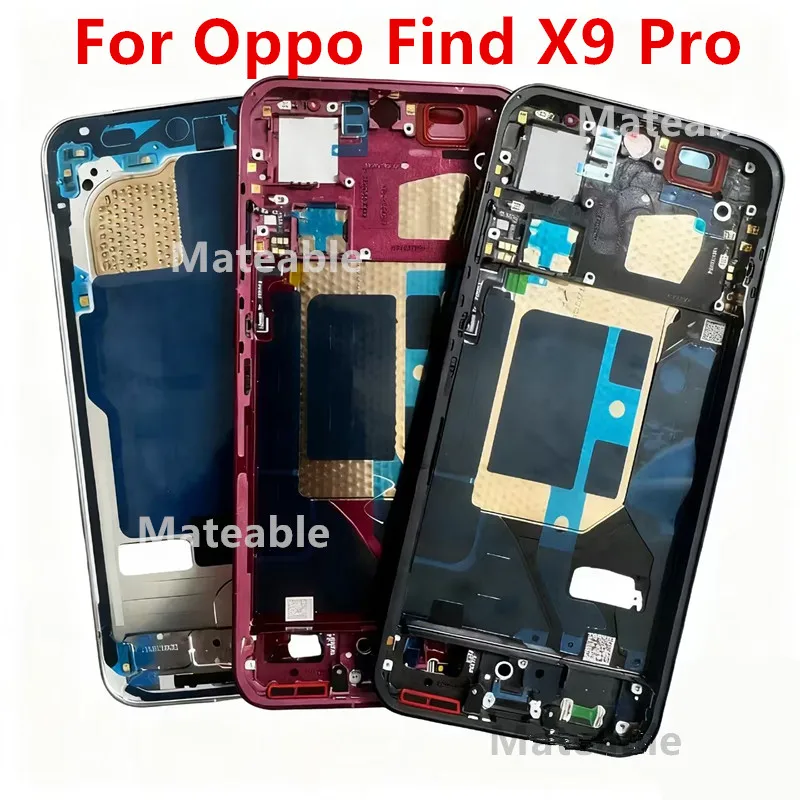 X9Pro Middle Frame For OPPO Find X9 Pro Housing Board LCD Faceplate Bezel Replace Repair Phone Spare Parts CPH2791 PLG110