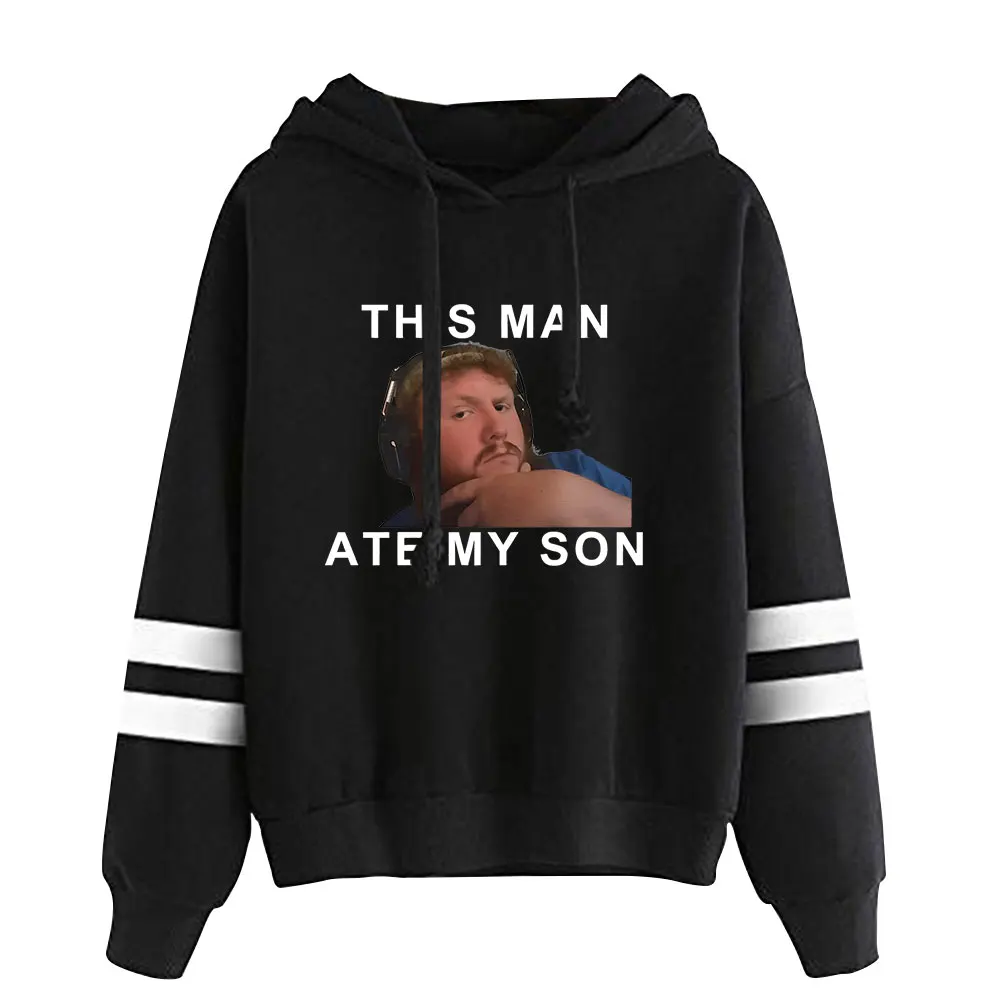 

Caseoh This Man Ate My Son Pullover Hoodie Women Men Hooded Sweatshirt Fashion Long Sleeve Tracksuit