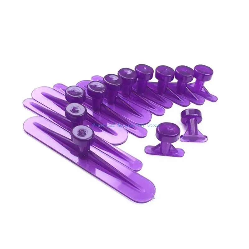 

U75E 12Pcs Dent Pullers Auto Dent Pullers Removal Tool Dent Repair Glues Tabs