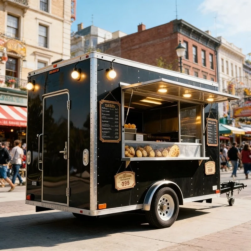 Hot Dog Vending Cart - Custom Hot Dog Cart Trailer Commercial