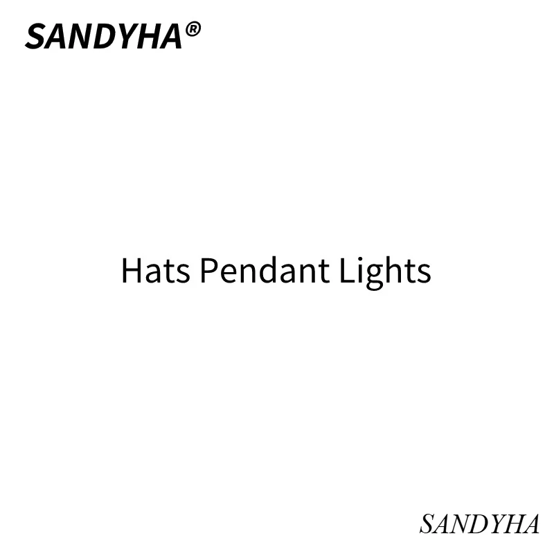 

Подвесной светильник SANDYHA в современном скандинавском стиле, промышленный потолочный светильник для дома, гостиной, столовой, ресторана, светодиодный светильник