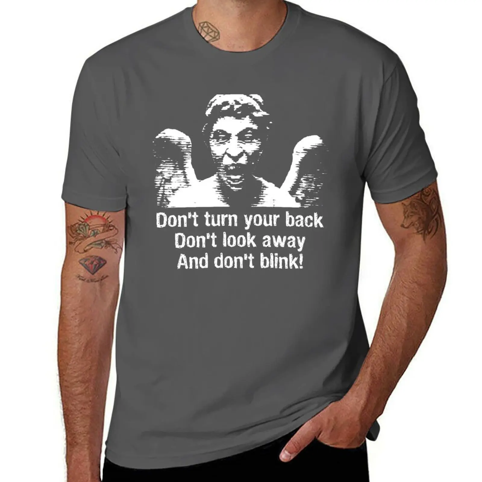 

Weeping Angel, Don't Blink... T-Shirt t shirts for man cotton anime t shirts oversize T-Shirt