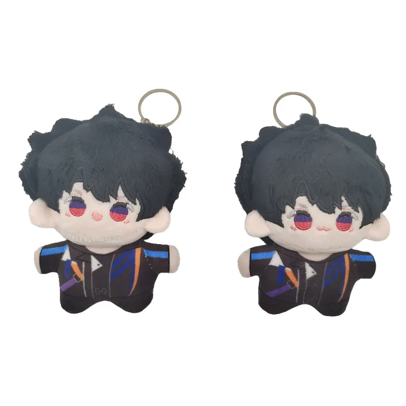 Niedlicher Anime Love and Deepspace Caleb Soft Body Baumwollpolsterung Plüschtier 10CM Anhänger Rucksack Schlüsselanhänger Geburtstagsgeschenk Weihnachten
