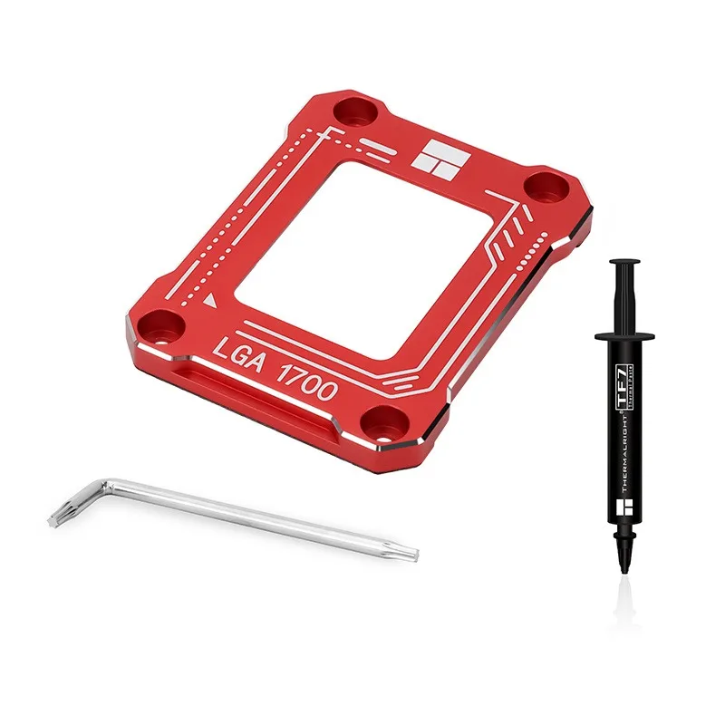Thermalright LGA 17XX BCF support CPU rouge boucle Anti-flexion plaque de pression incurvée fixation CPU entièrement sans Installation de suivi