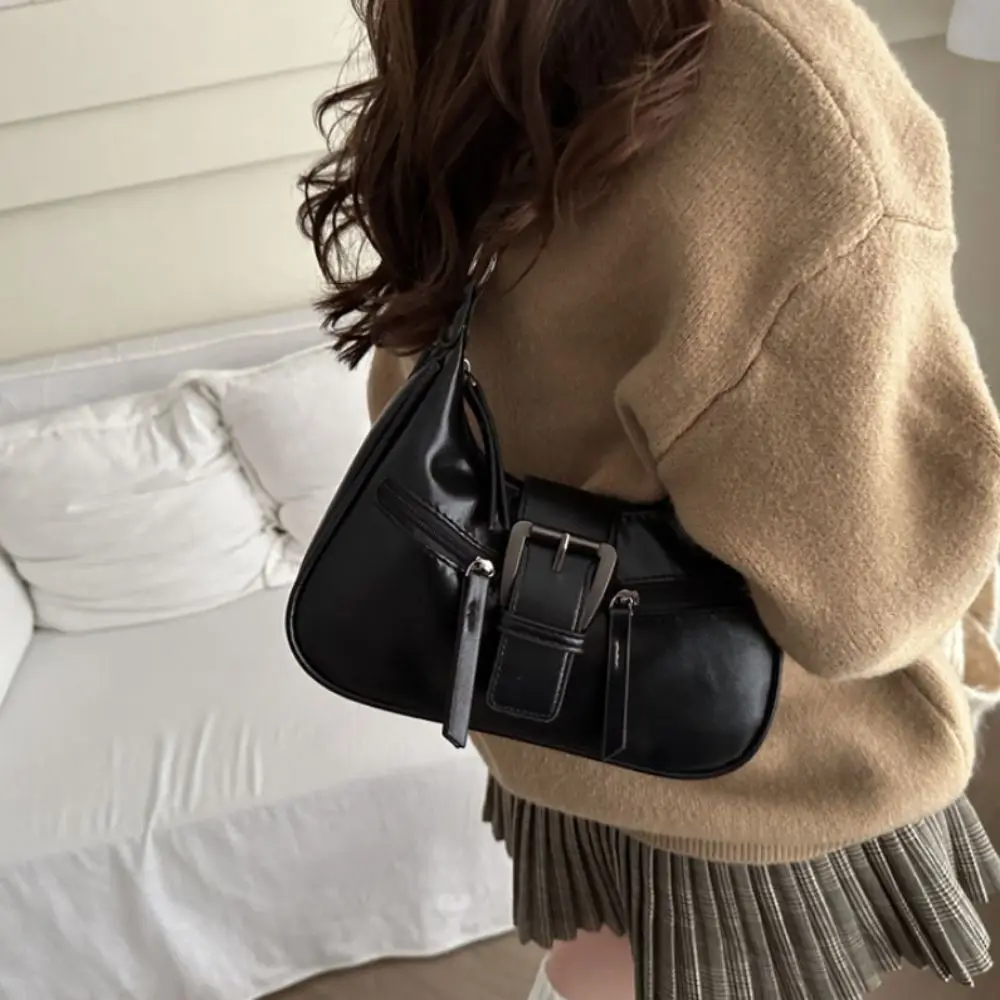 

Vintage New Design Buckle Crossbody Bag Y2K Gothic Y2k Shoulder Bags Harajuku Casual Spicy Girls Handbag Women