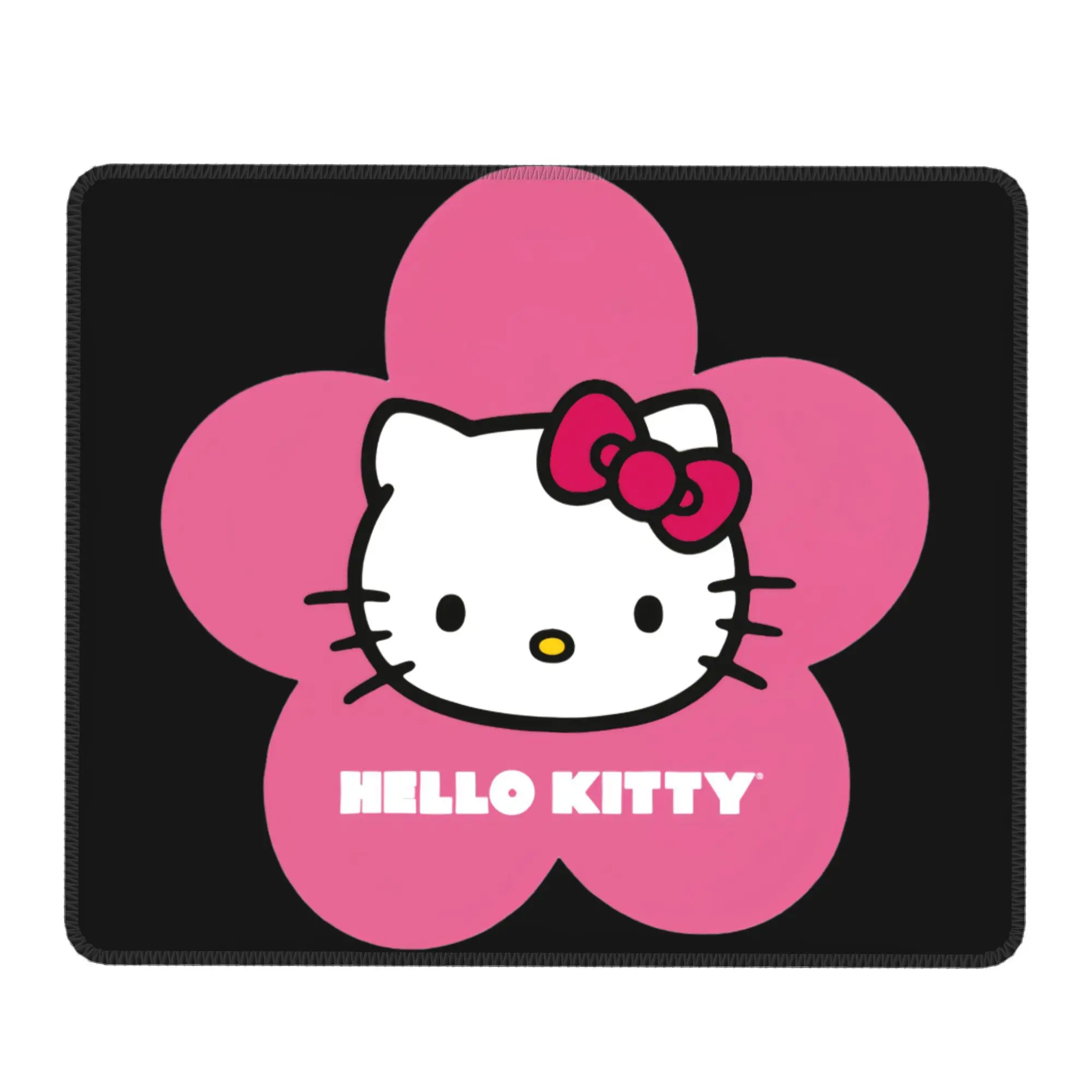 

Коврик для мыши с принтом hello kitty, аксессуары для игровых ПК, коврик для мыши с оверлоком, коврик для компьютерного стола