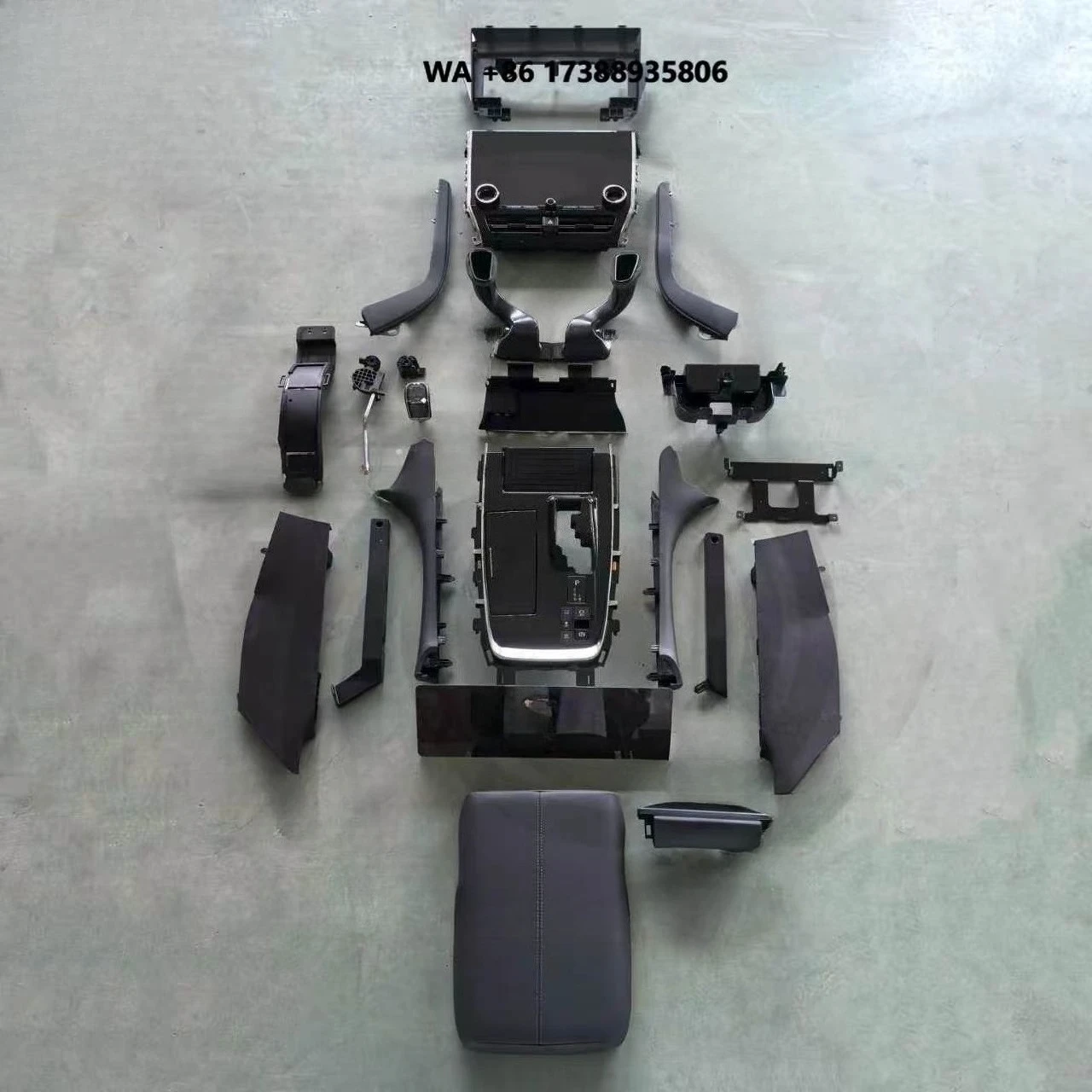 For 2015-2020 Toy Ota AGH30 Series Upgrade to 2024 AGH40 Series Interior Center Console Gear Shift Panel