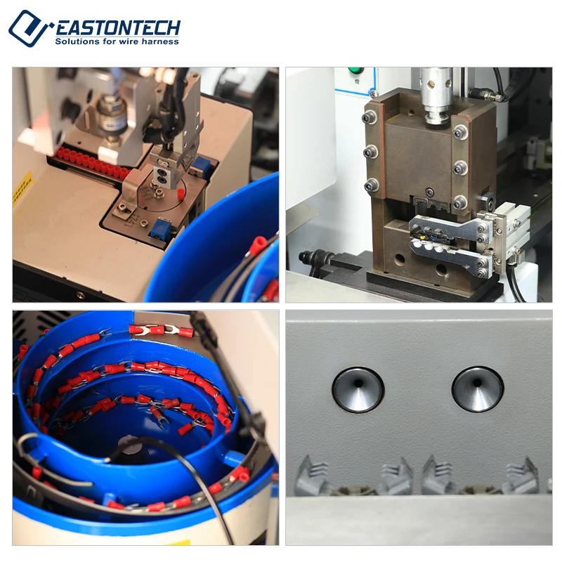 EW-8995 Cable Manufacturing Equipment Wire Cut-Strip-Crimp-Tube Marking Insert Machine