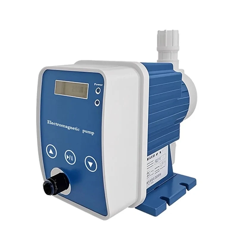 Electromagnetic Diaphragm Metering Pump for Car Wash Acid Alkali Resistant Liquid Salt Water Ice Maker Quantitative Pump Motor
